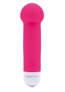 Bodywand Mini Pocket Wand Rechargeable Silicone Massager - Neon Pink