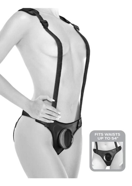 Body Dock Strap-On Suspenders - Black