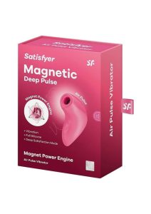 Satisfyer Deep Pulse Rechargeable Silicone Vibrator - Pink