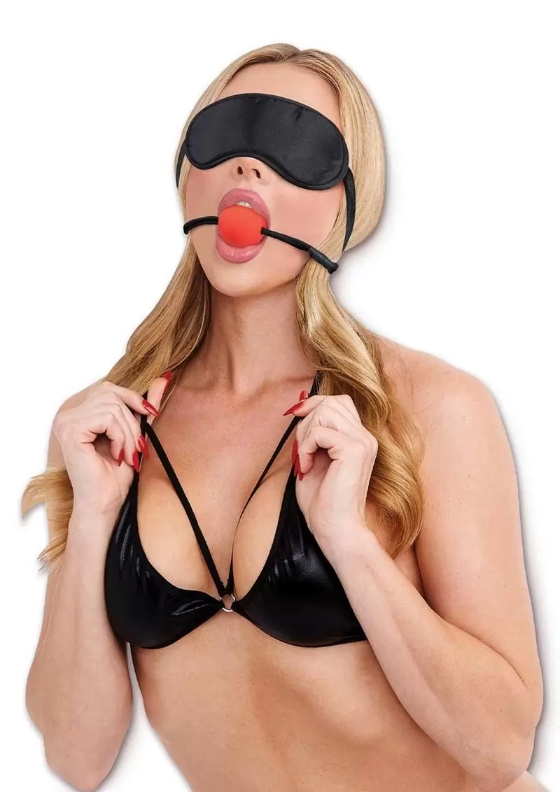 Whipsmart Japanese Bondage Rope Set with Ball Gag, Cuffs and Mask (4 Piece) 