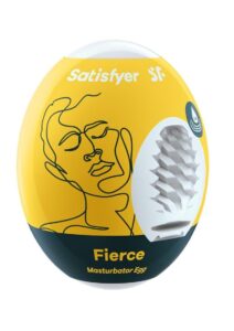 Satisfyer Masturbator Egg 3 Pack Set (Fierce) - Yellow