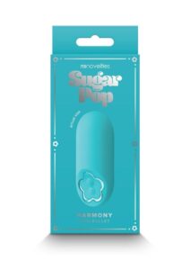 Sugar Pop Harmony Rechargeable Silicone Mini Vibrator - Teal