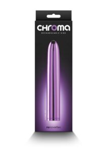 Chroma Classic Rechargeable Vibrator 7in - Purple