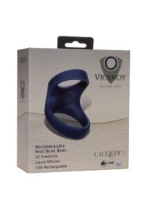 Viceroy Silicone Rechargeable Max Dual Ring - Blue
