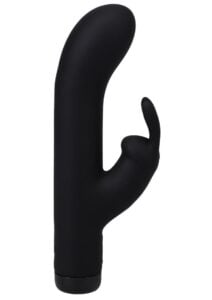 In a Bag Silicone Rechargeable Rabbit Vibrator - Black