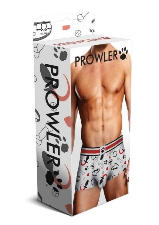 Prowler Spring/Summer 2023 Puppie Print Trunk - Small - White/Black