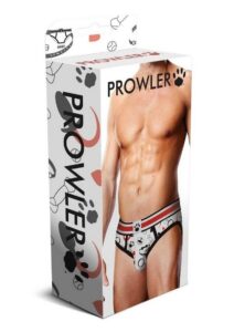 Prowler Spring/Summer 2023 Puppie Print Brief - Large - White/Black