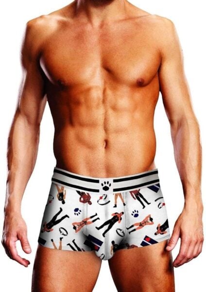 Prowler Spring/Summer 2023 Leather Pride Trunk - Medium - White/Black