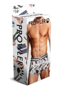 Prowler Spring/Summer 2023 Leather Pride Trunk - Large - White/Black