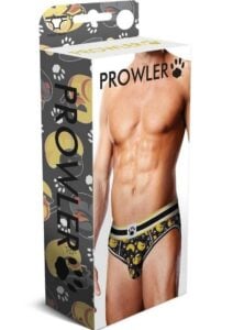 Prowler Spring/Summer 2023 BDSM Rubber Ducks Open Brief - Small - Black/Yellow