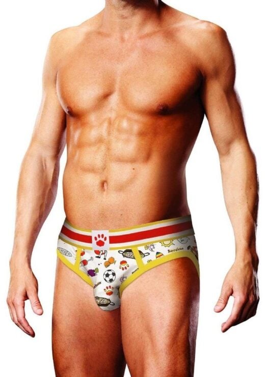 Prowler Spring/Summer 2023 Barcelona Brief - Medium - White/Multicolor