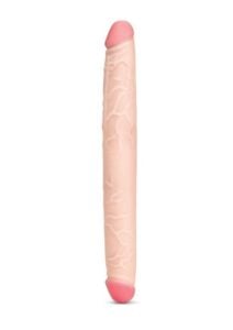 Prowler Red Ultra Cock Double Dong Flexible Dildo 12in - Vanilla