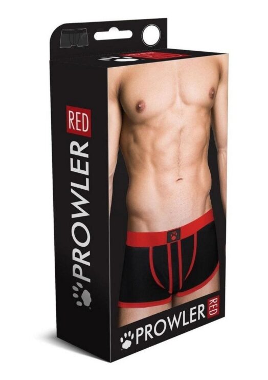 Prowler Red Ass-Less Trunk - XLarge - Red/Black