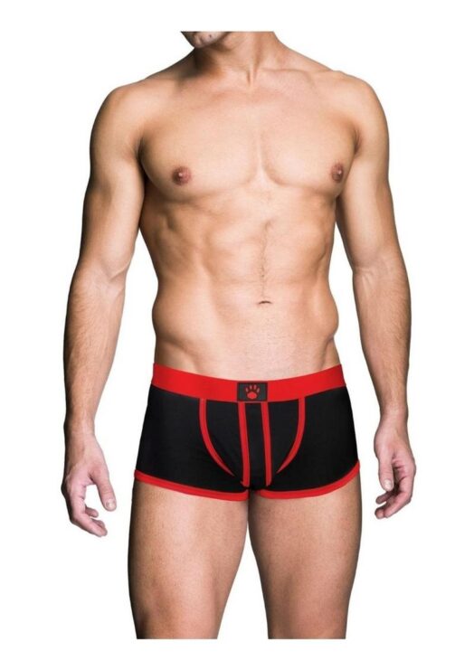 Prowler Red Ass-Less Trunk - XXLarge - Red/Black