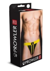 Prowler Red Ass-Less Jock - XXLarge - Yellow/Black