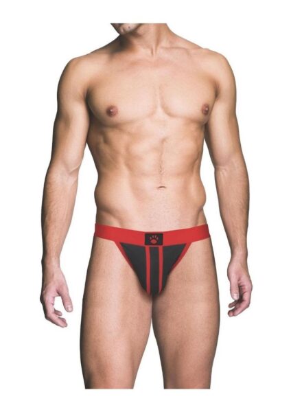 Prowler Red Ass-Less Jock - XXLarge - Red/Black