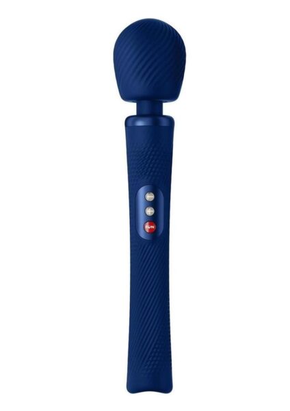 Vim Massager Silicone Body Wand - Midnight Navy Blue