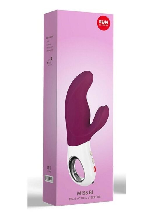 Miss Bi Silicone Rabbit Vibrator - Grape