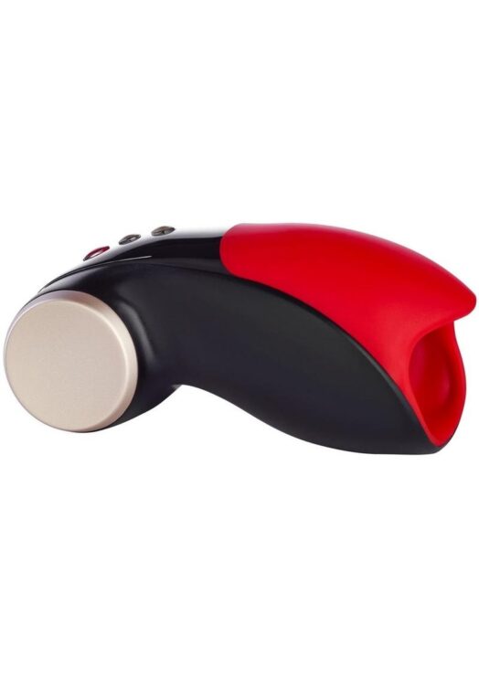 Cobra Libre II Silicone Penis Vibrator - Black/Red