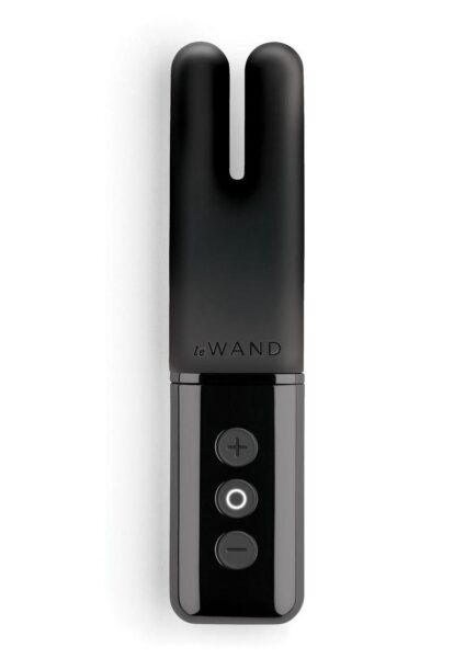 Le Wand Deux Silicone Rechargeable Dual Vibrator - Black