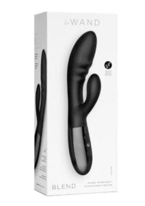 Le Wand Blend Rechargeable Silicone Rabbit Vibrator - Black