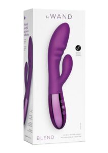 Le Wand Blend Rechargeable Silicone Rabbit Vibrator - Cherry