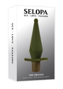 Selopa The Private Rechargeable Silicone Anal Plug - Green