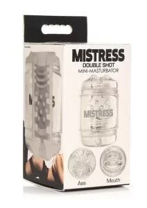 Mistress Double Shot Ass and Mouth Stroker - Clear