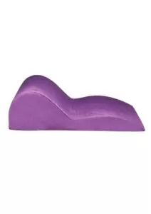 Bedroom Bliss Contoured Love Cushion - Purple