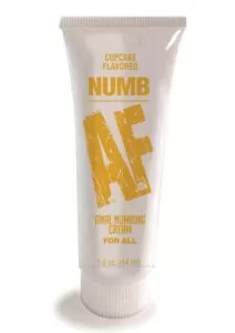 Numb AF Anal Numbing Flavored Cream - Cupcake