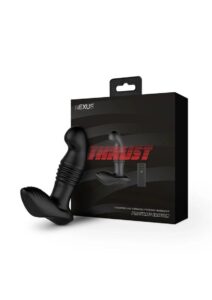 Nexus Thrust Prostate Edition Rechargeable Silicone Anal Thrusting Probe with Remote Control - Black