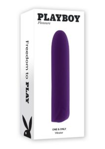 Playboy One and Only Rechargeable Silicone Bullet - Purple