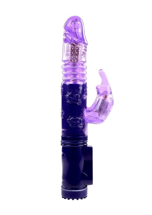 Selopas Bunny Thruster Rechargeable Rabbit Vibrator - Purple