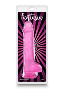 Fantasia Ballsy Dildo 4.5in - Pink
