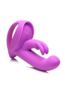 Inmi Come Hither Rocker Rechargeable Silicone Vibrator - Purple