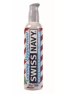 Swiss Navy Cooling Flavored Lubricant 4oz/118ml - Peppermint
