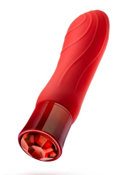 Oh My Gem Desire Rechargeable Silicone G-Spot Vibrator - Ruby