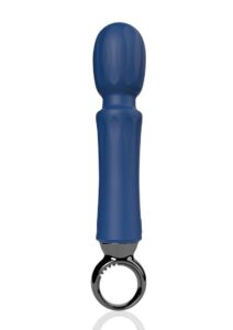 PrimO Rechargeable Silicone Wand - Navy