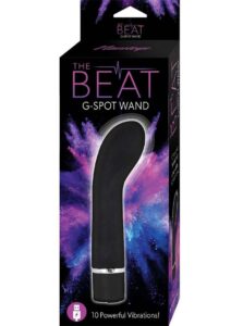 The Beat G-Spot Rechargeable Silicone Wand - Black