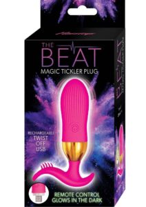 The Beat Magic Tickler Rechargeable Silicone Plug - Pink