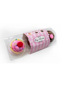 Leg Avenue Cupcake Socks Sets (3 Pairs per Pack) O/S - Multicolor