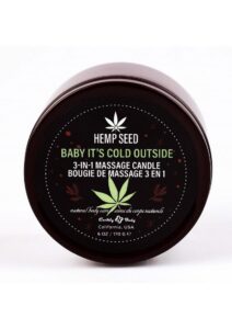 Hemp Seed 3-in-1 Holiday Candle Baby It`s Cold Outside 6oz / 170g