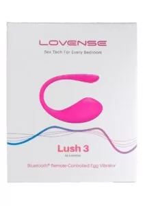 Lovense Lush 3 Remote Controlled Silicone Egg Vibrator - Pink