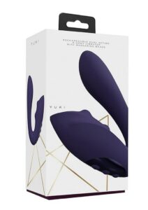 Vive Yuki Rechargeable Dual Motor G-Spot Vibrator with Massaging Beads - Purple