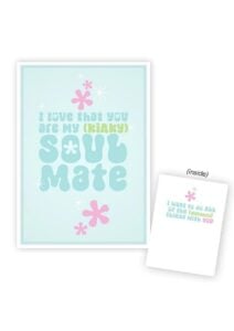 Warm Human Kink Soulmate Greeting Card