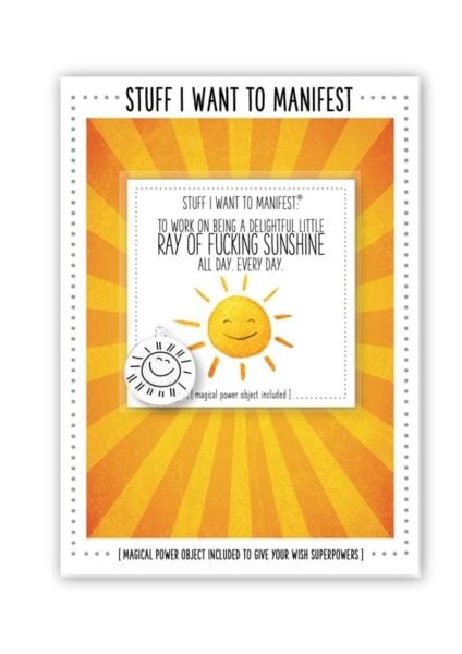 Warm Human Manifest Greeting Card - Sunshine