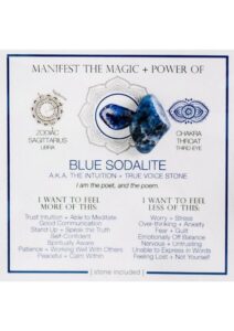 Warm Human Blue Sodalite