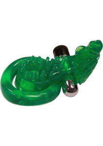 Xtreme Xtasy Green Turtle Vibrating Waterproof Cock Ring