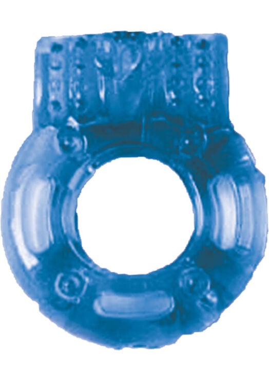 The MachO Vibrating Cock Ring - Blue