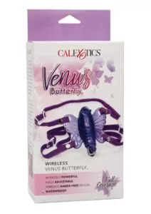 Venus Butterfly Wireless Strap-On - Purple